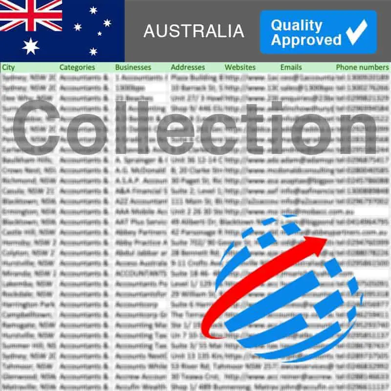 Australia Targeted Email Business Data List