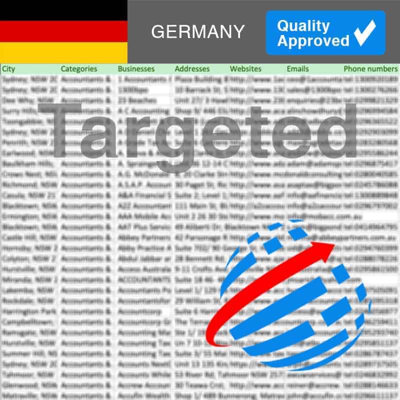Germany Targeted Data List