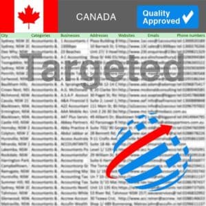 Canada Targeted Data List