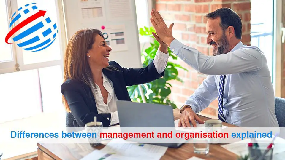 Differences between management and organisation explained