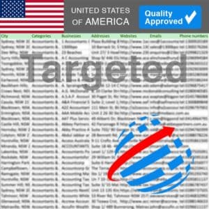 Restaurants USA Targeted Data List