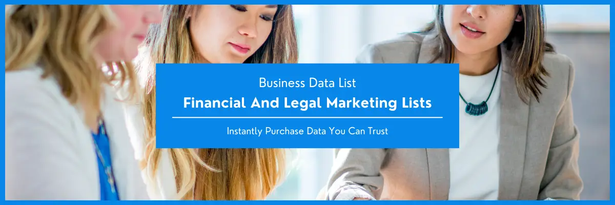 Financial And Legal Marketing Lists