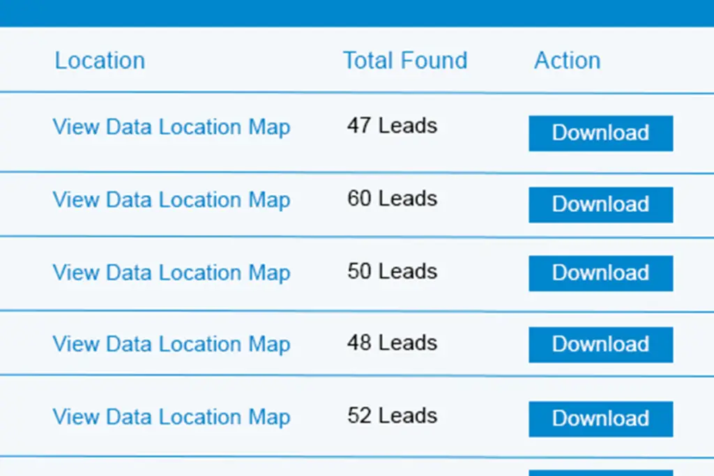 total leads found