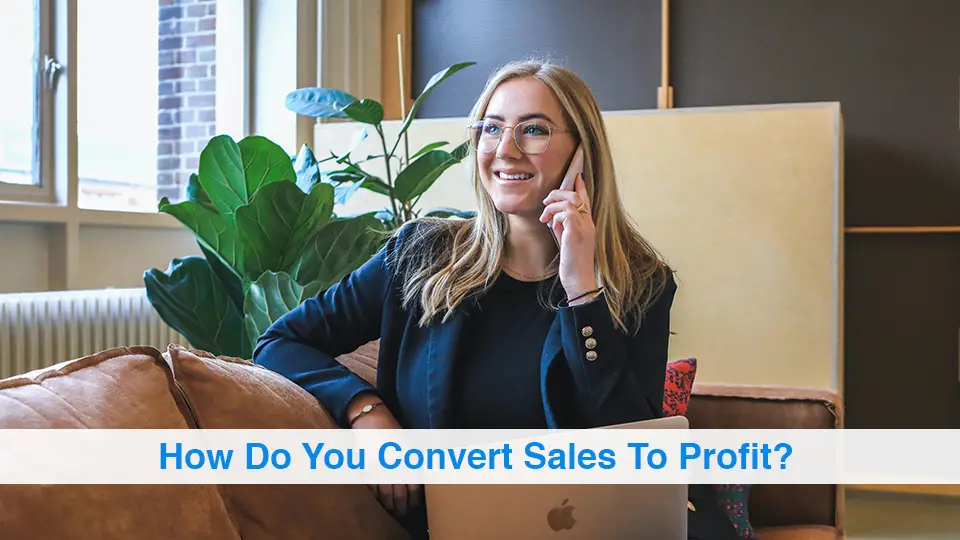 How do you convert sales to profit?